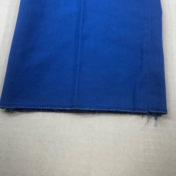 Aureus Men's Sz 36 Pant Pleated Raw Hem Needs To Be Tailored Blue New With Tags - Picture 9 of 16